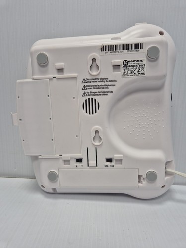 Geemarc Amplipower 50 Amplified Large Button White Landline Desk Wall Telephone - Zdjęcie 9 z 10