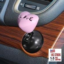 Love Heart Car Push Start Button Cover, Metal Car One-Button Starter Pink