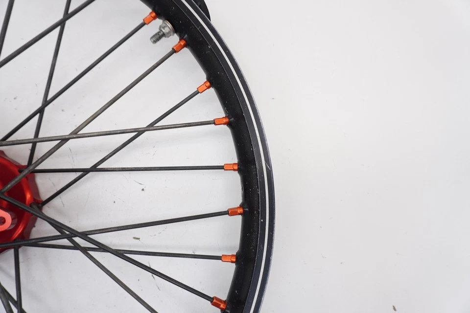 KTM 125-450 Dubya Haan Front Wheel Excel A60 Rim Black/Red SX SXF FC FX 16-2026 - Image 3 of 4