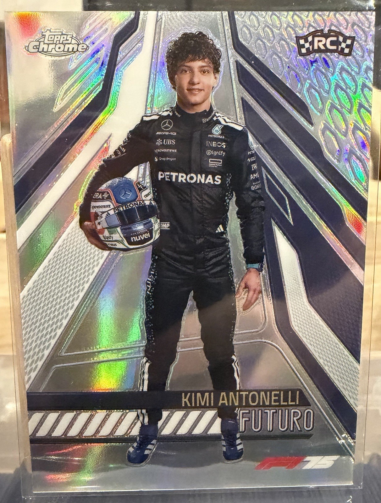 2025 Topps Chrome Formula 1 F1 Kimi Antonelli Futuro RC Rookie #FUT-2