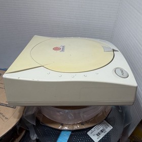 Sega Dreamcast Console Gaming System Only White HKT-3020 Some yellowing