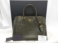 PRADA SAFFIANO LUX Top Handle Bag Mint Condition/Rare Color