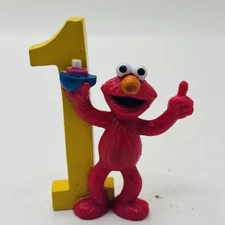 1997 Sesame Street Elmo Applause Tug Boat 2.75" Vintage Figure