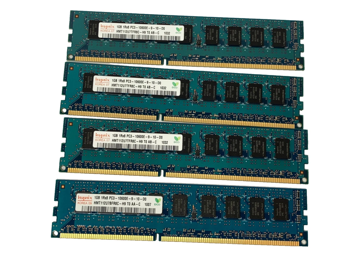 PC3-10600 (DDR3-1333) Bus Speed DIMM Computer Memory (RAM 1 GB