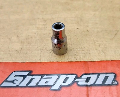 Snap On TLE60 - 1/4'' Drive E6 Inverted TORX Shallow Chrome Socket Ships Free 