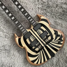 Wylde Barbarian Behemoth Electric Guitar 4EMG Pickups 12+6 String Nickel Parts