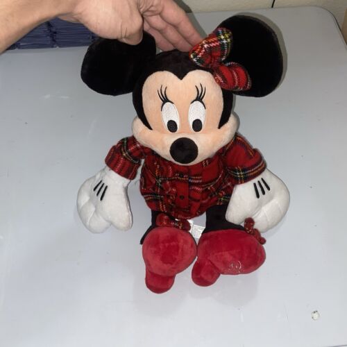 Disney Store Exclusive 2011 Minnie Mouse Holiday Christmas 18” Plush Doll Toy - Picture 3 of 9