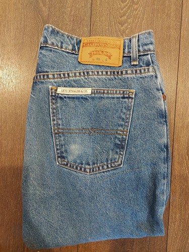 Pantalones de mezclilla Levi’s Californians corte regular talla W86 L S azul cremallera