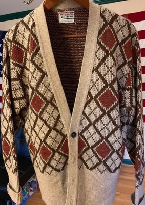 McGREGOR 80s Border Wool Cardigan