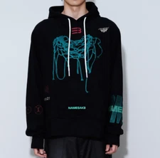 Namesake Sava oversized hoodie euphoric color black size S embroidered