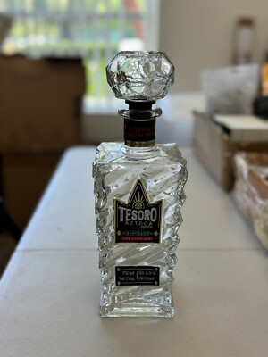 Tesoro Azteca Reposado Tequila Empty Bottle 750ml - Without Box