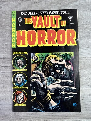 The Vault of Horror #1 EC Comics 1990 VF+ Pre Code Horror Double-Sized Reprint