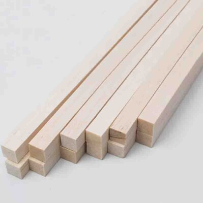 5/10/20PCS 30CM Balsa Quadrat Holz Stick Modell Handmade Hobby Craft Supplies