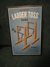 Wooden Desk Top Ladder Toss Game  The Orginal Fun Workshop  Desktop FUN