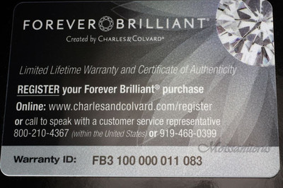 Loose Forever Brilliant Marquise Moissanite with Certificate of