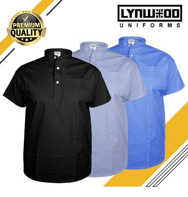 Scrub medizinische Uniform Top Damen Herren Tunika Krankenschwester Krankenhaus Arbeitskleidung VNeck & Kragen