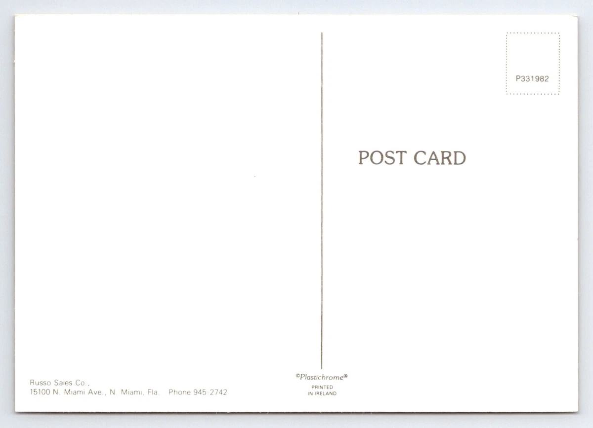 Postcard Back Template 4x6