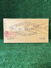 chau grand puy lacos st guirons pauillac wine box end 1996 Medoc Display