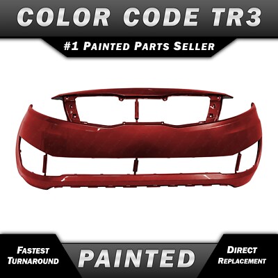 NEW Painted *TR3 Red* Front Bumper Cover Fascia for 2012 2013 Kia Optima EX/LX