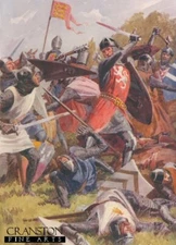 military art post card The Battle of Evesham, August 4th 1265 by W B Wollen