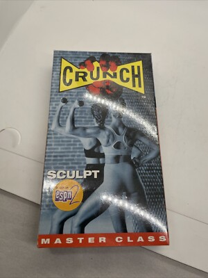 RARE Crunch - Master Class Sculpt (VHS, 1997) As Seen In ESPN 2  New In Wrapper