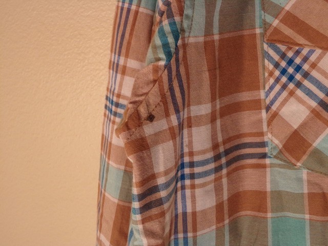 NEW MENS 3XL AHP MULTI-COLOR BUTTON FRONT 2 POCKETS CASUAL SHIRT #1067