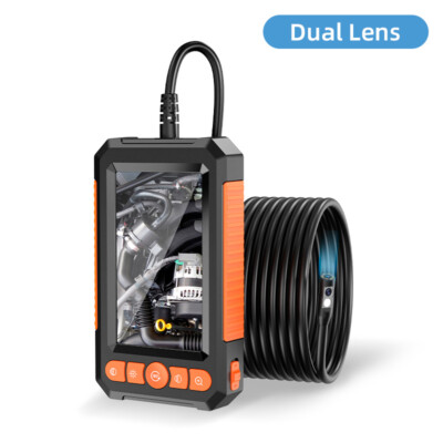 1080P HD Industrial Endoscope LCD 4.3'' 8mm Inspection Snake Camera Borescope US