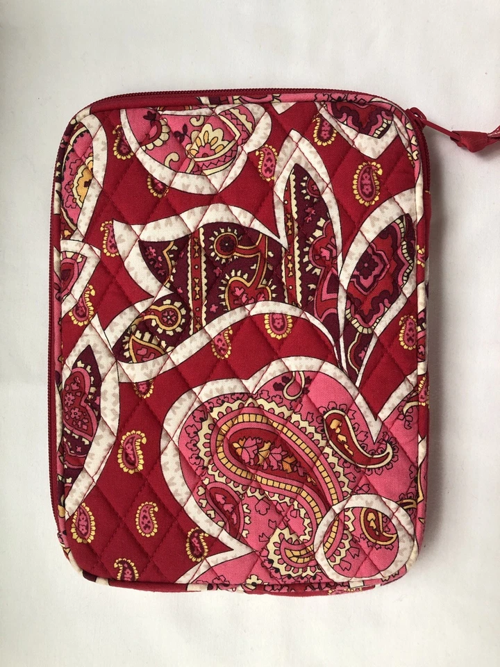 Vera Bradley E-READER SLEEVE Red Posies LOLA iPad Mini, Kindle Nook Nintendo - Image 3 of 4