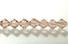Swarovski Crystal 6mm 360 pcs Lt. Peach 5301 LARGE FP