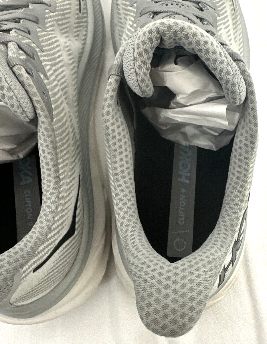 Hoka One One Mens Clifton 9 1127895 HMBC Gray Running Shoes Hoka One One Mens Clifton 9 1127895 HMBC Gray Running Shoes
