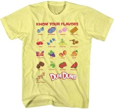 Dum Dums Candy Suckers Know Your Flavors 17 Different Original Pop Men's T Shirt