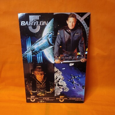 Babylon 5 Premiere Edition 1995 Fleer Uncut 4 Card Promo Free Shipping