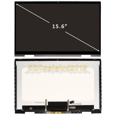 LCDOLED Replacement For HP Envy X360 2-in-1 15-fe1073cl 15-fe1000nr 15-fe1082wm 15-fe0023ca (Non-OLED) 15.6 Inches FHD 1920x1080 IPS LCD Display Touch Screen Digitizer Assembly Bezel With Board - Foto 8