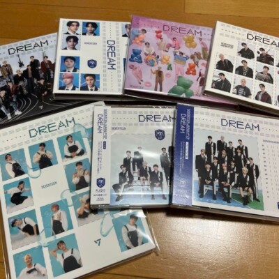SEVENTEEN DREAM CD First Limited Edition A B C D Standard Carat Flashprice Ver