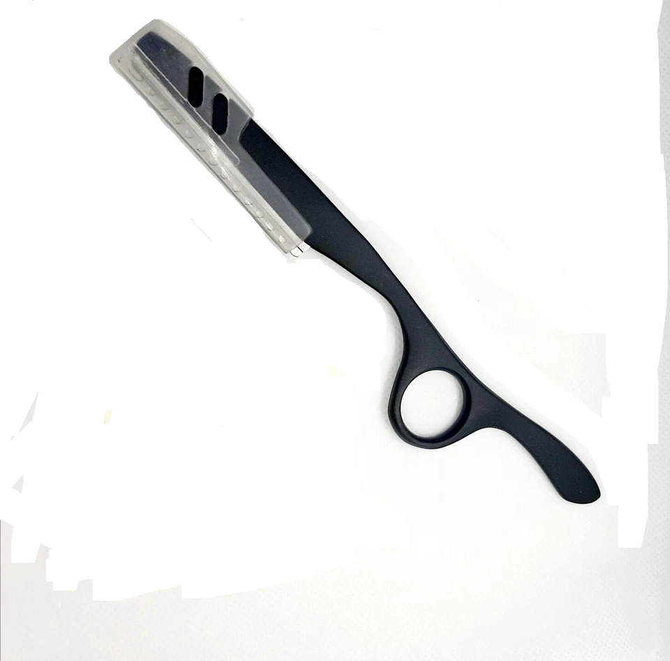 DR-SHAH Styling Razor Thinning Shaper.Friseur Styling Feather Messer.Effiliermesser+Etui