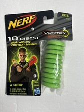 Vintage NERF Vortex 10 Disc Ammo Pack Sealed and New Hasbro 2011