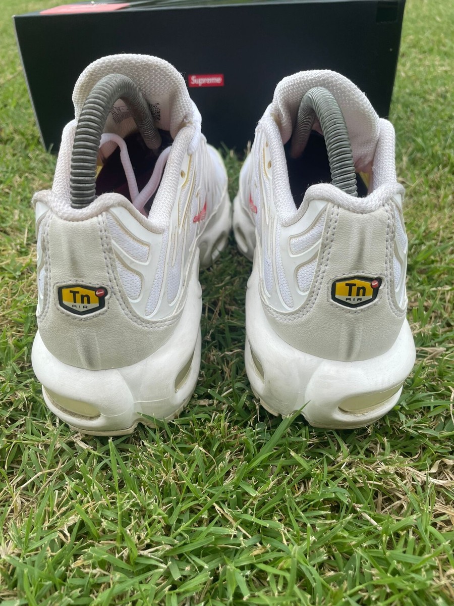 Size 6- Nike Supreme x Air Max Plus TN White | eBay Size 6- Nike Supreme x Air Max Plus TN White | eBay