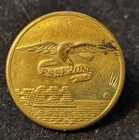 PRE CIVIL WAR UNITED STATES ENGINEER OFFICER'S BUTTON ALBERT# EG-6-TY  RARE BACK