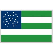 4 Inch Non-Reflective New York Police Department NYPD Flag Sticker Decal