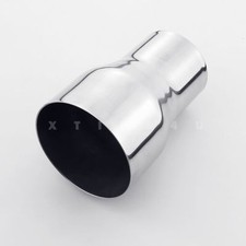 2.5 Id To 3.5 Od Exhaust Pipe Tip Reducer Adapter Connector Stainless Steel