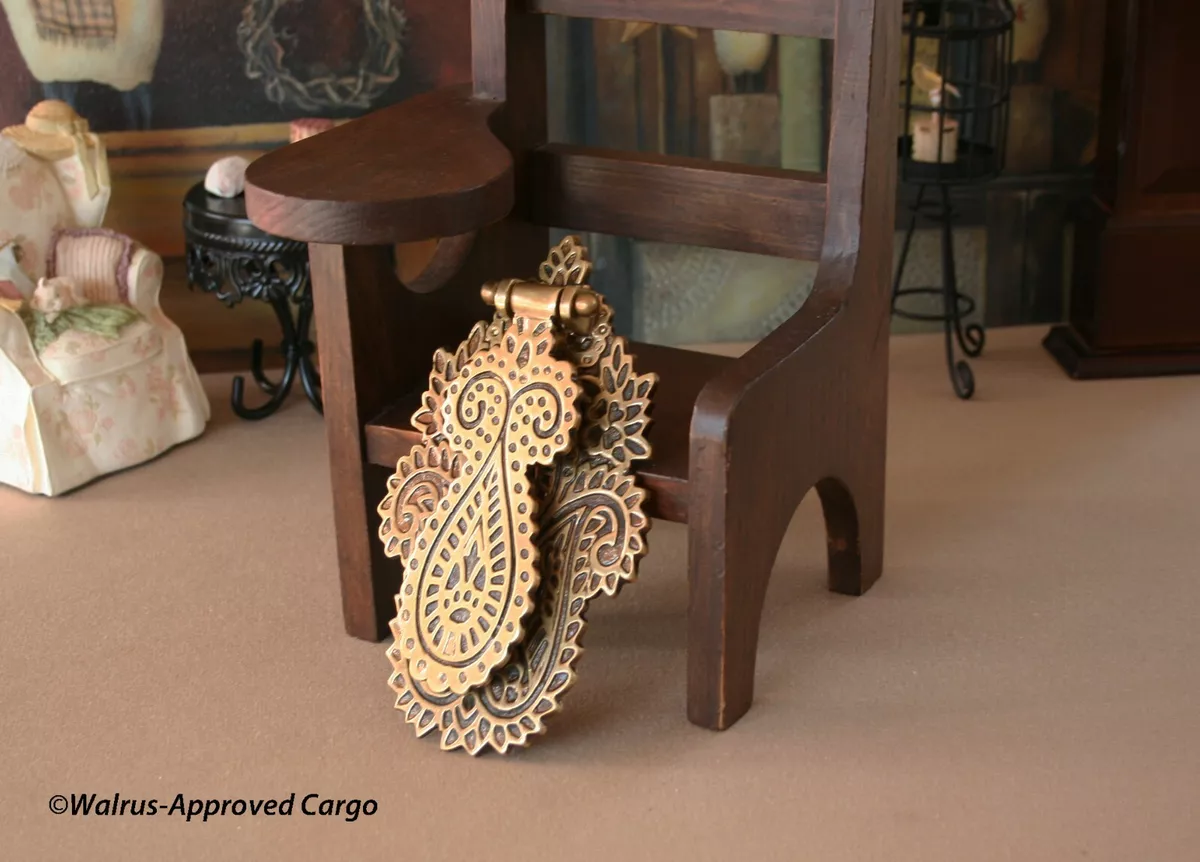 ANTHROPOLOGIE CAST BRASS SUDRA DOORKNOCKER NIB PERFECT FOR A GRAND ENTRANCE