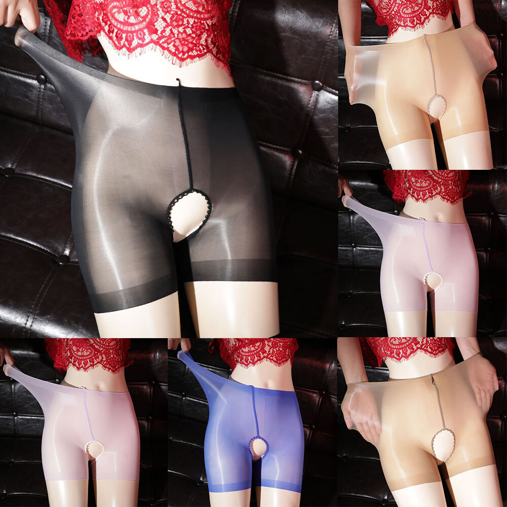 Silky Smooth Women's Sheer Glossy Briefs Panties Boxer Shorts Underwear