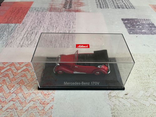 Petite Voiture Mercedes Classe A Rouge, Miniature De Collection Vintage, état D'usage