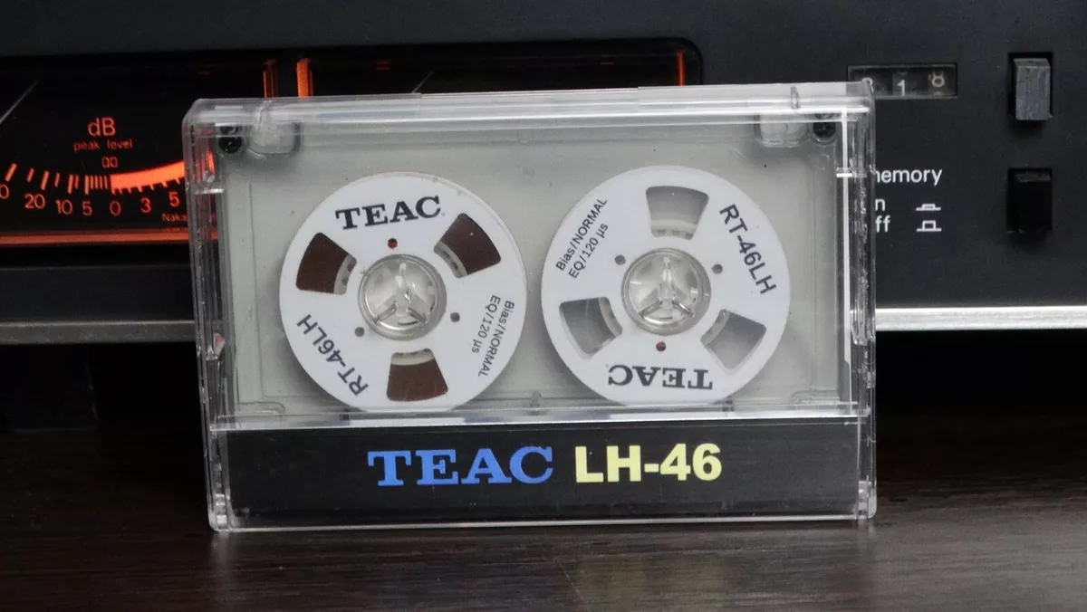 Audio TEAC White Reel to Reel Cassette Tape