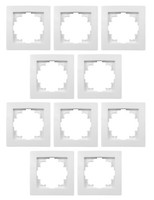 10Er Set Rahmen Mcpower Flair,1-Fach, Weiß