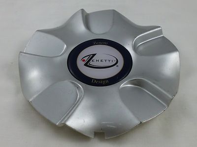 Zenetti Wheels Silver Custom Wheel Center Cap # FTK C017