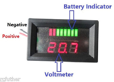 48V Charge Meter Voltmeter Acid Lead Battery Indicator,EZGO Club Car Golf Cart