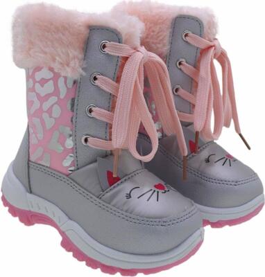 Mädchen Boots Kinder Winter Schuhe Stiefel warm gefüttert Nr.  851250