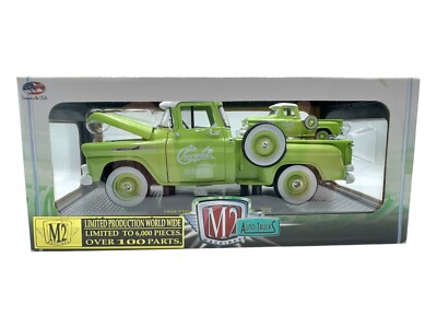M2 Machines 1/24 Green 1958 Chevrolet Apache Step Side Walmart Exclusive Limited