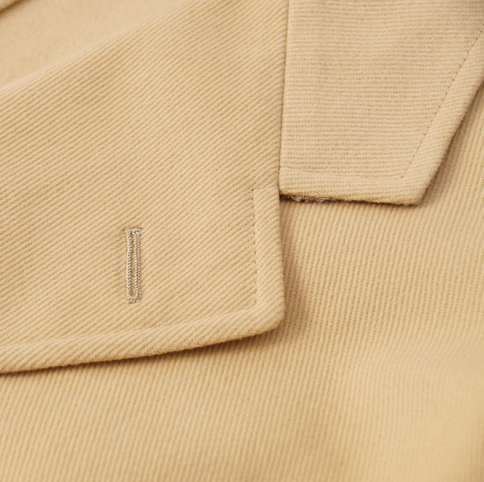 Belvest Camel 棕褐色柔软拉丝斜纹棉西装外套 40R (Eu 50) 全新带标签运动外套 — 第 4/4 张图片